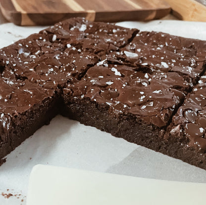 Sea Salt Double Chocolate Brownie