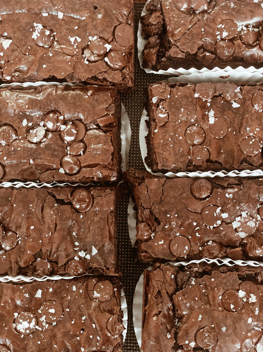 Sea Salt Double Chocolate Brownie