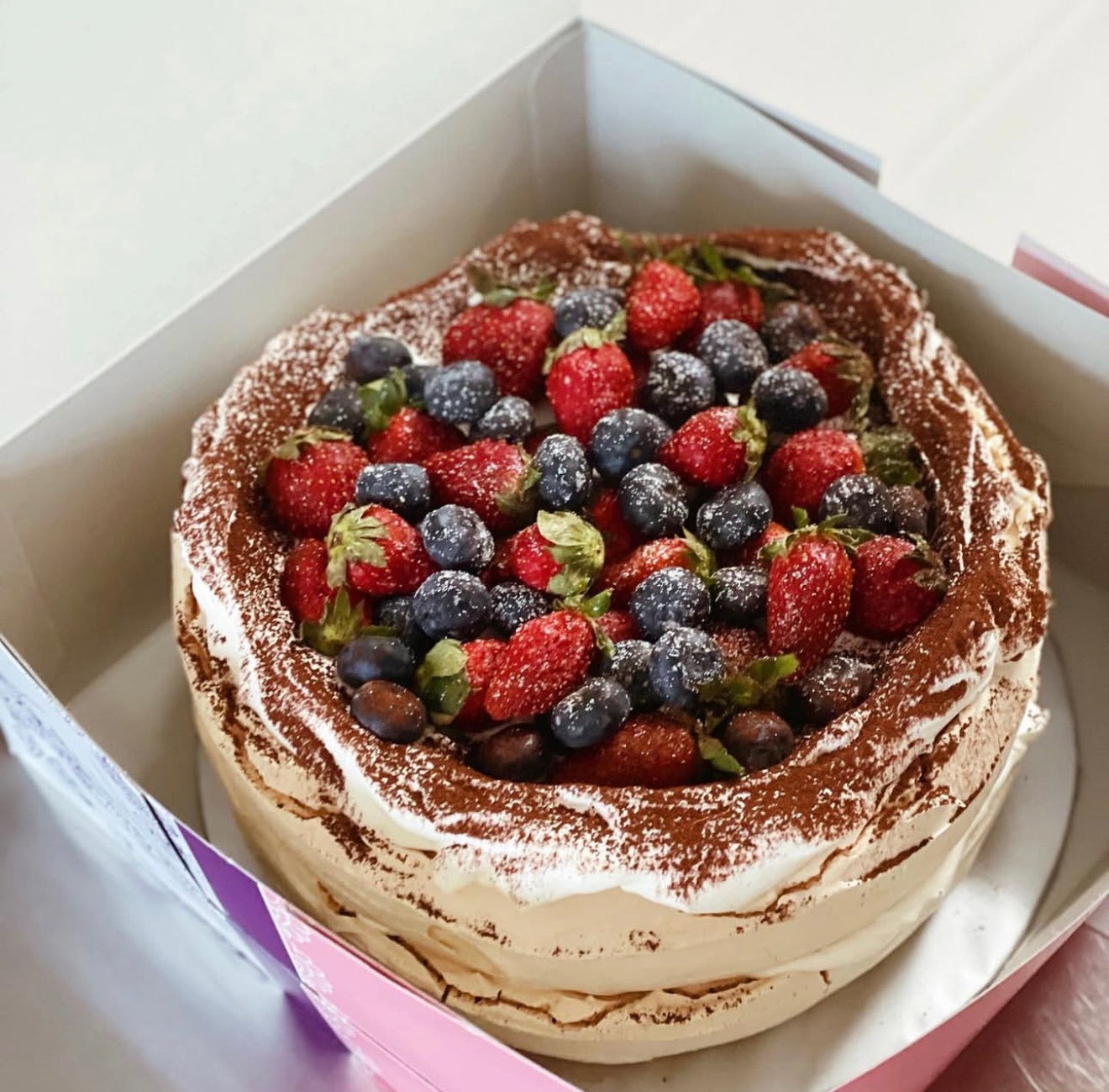 Merry Berries Pavlova