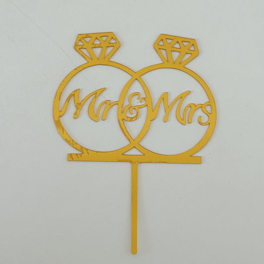 Topper : Mr&Mrs (rings)