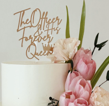 Custom Wording Topper