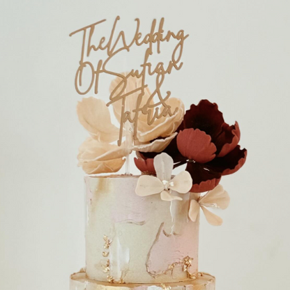 Custom Wording Topper