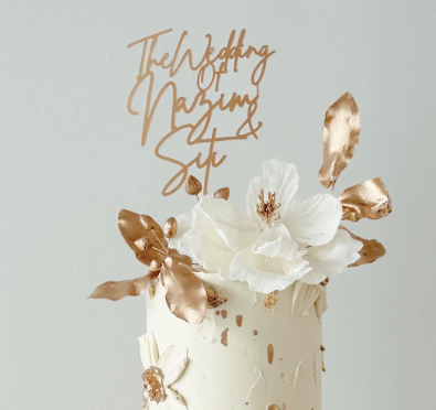 Custom Wording Topper